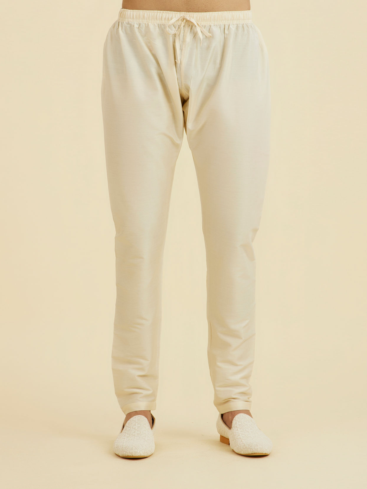 Manyavar Men Teal Blue Cotton Kurta Pajama