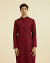 Maroon Elegance Kurta Pajama