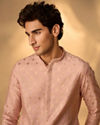 Manyavar Men Pink Splendor Kurta Pajama