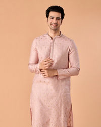 Manyavar Men Pink Splendor Kurta Pajama