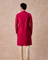 Manyavar Men Radiant Rani Pink Kurta Pajama
