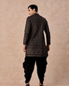 Manyavar Men Velvety Purple Splendour Kurta Patiala