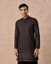Velvety Purple Splendour Kurta Patiala