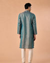 Manyavar Men Teal Green Grandeur Kurta Pajama