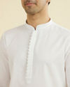 Manyavar Men Ethereal White Kurta Pajama