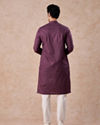 Manyavar Men Royal Purple Charm Kurta Pajama