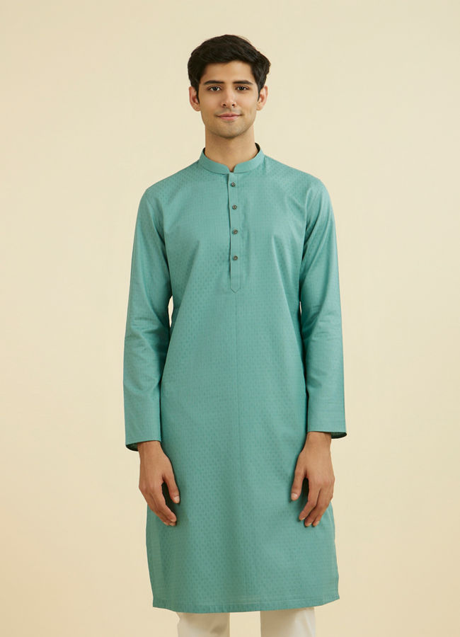 Manyavar Men Aqua Elegance Kurta Pajama