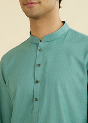 Manyavar Men Aqua Elegance Kurta Pajama
