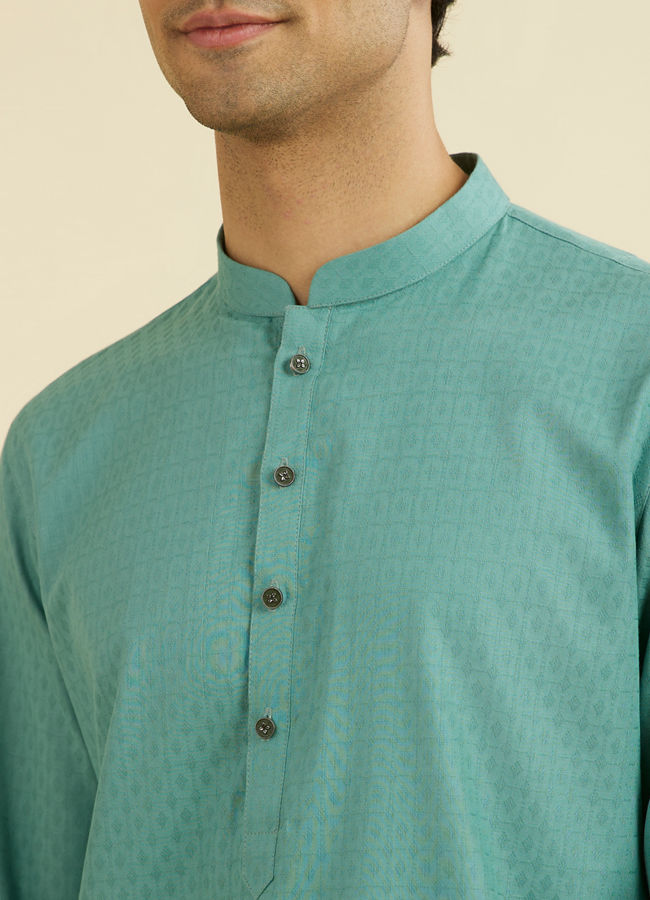 Manyavar Men Aqua Elegance Kurta Pajama