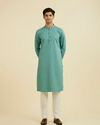 Manyavar Men Aqua Elegance Kurta Pajama