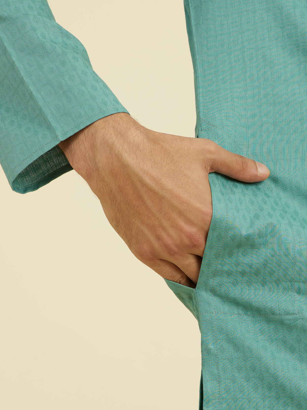 Manyavar Men Aqua Elegance Kurta Pajama