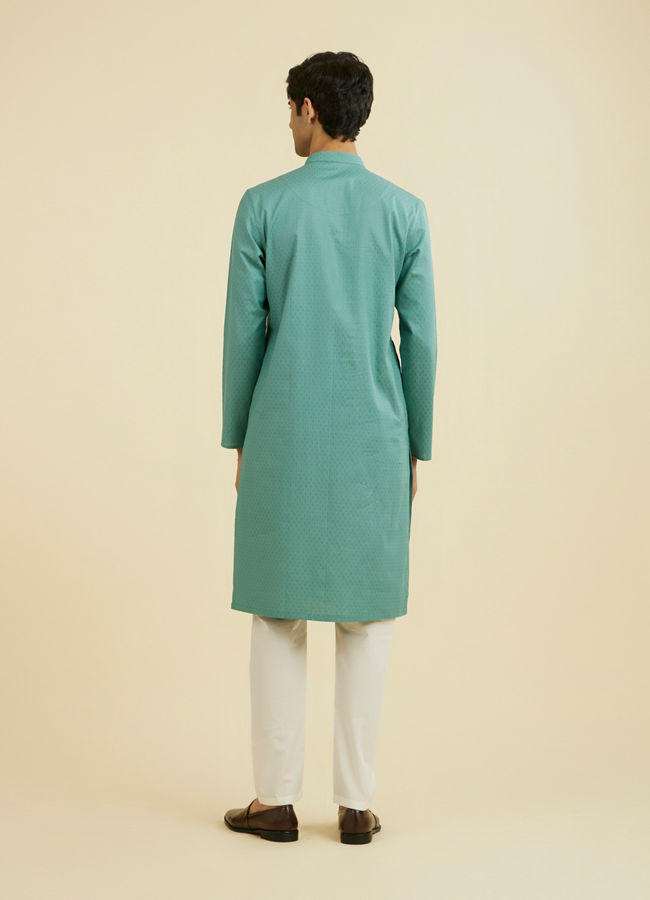 Manyavar Men Aqua Elegance Kurta Pajama