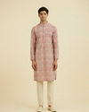 Manyavar Men Dusty Pink Kurta Pajama