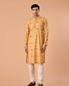 Manyavar Men Mellow Sunshine Kurta Pajama