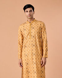 Manyavar Men Mellow Sunshine Kurta Pajama
