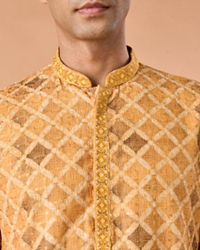 Manyavar Men Mellow Sunshine Kurta Pajama