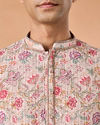Manyavar Men Beige Elegance Kurta Pajama