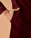 Manyavar Men Maroon Majesty Kurta Pajama
