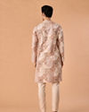Manyavar Men Beige Splendor Kurta Pajama