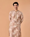 Manyavar Men Beige Splendor Kurta Pajama