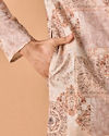 Manyavar Men Beige Splendor Kurta Pajama