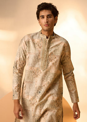 Manyavar Men Splendid Green Kurta Pajama