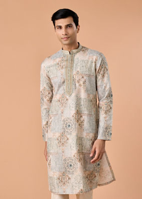 Manyavar Men Splendid Green Kurta Pajama