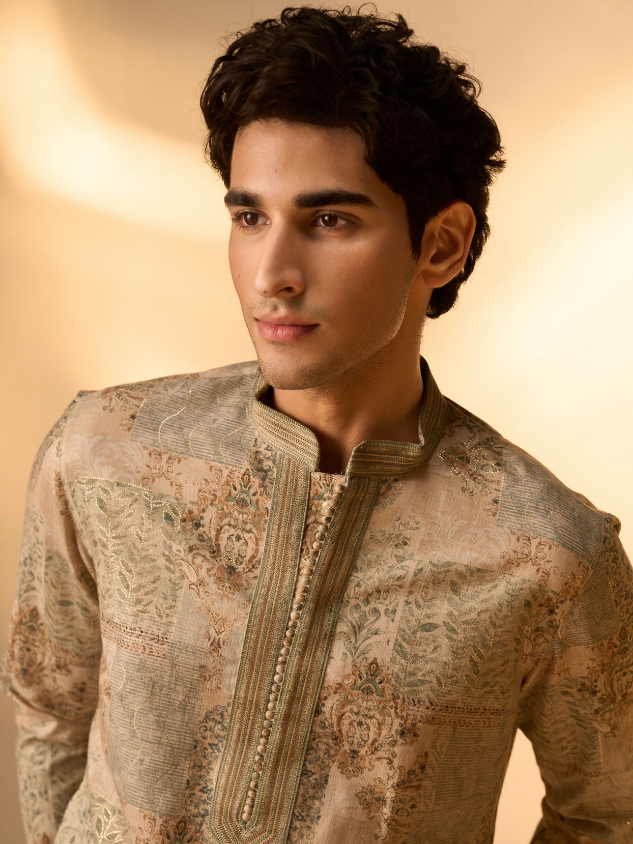 Manyavar Men Splendid Green Kurta Pajama