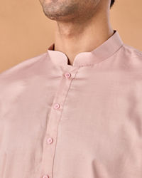 Manyavar Men Dusty Pink Kurta Pajama Elegance