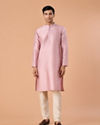Manyavar Men Regal Pink Kurta Pajama