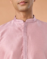 Manyavar Men Regal Pink Kurta Pajama