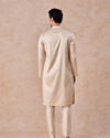 Manyavar Men Elegant Beige Elegance Kurta Pajama