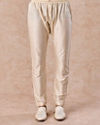 Manyavar Men Elegant Beige Elegance Kurta Pajama