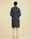 Manyavar Men Dark Blue Kurta Pajama