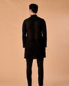 Manyavar Men Black Elegance Kurta Pant
