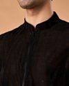 Manyavar Men Black Elegance Kurta Pant