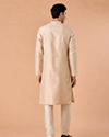 Manyavar Men Regal Fawn Brocade Kurta Pajama
