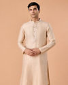 Regal Fawn Brocade Kurta Pajama