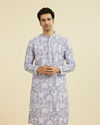 Lilac Elegance Kurta Pajama