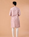 Manyavar Men Dusty Pink Elegance Kurta Pajama