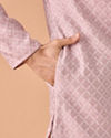 Manyavar Men Dusty Pink Elegance Kurta Pajama