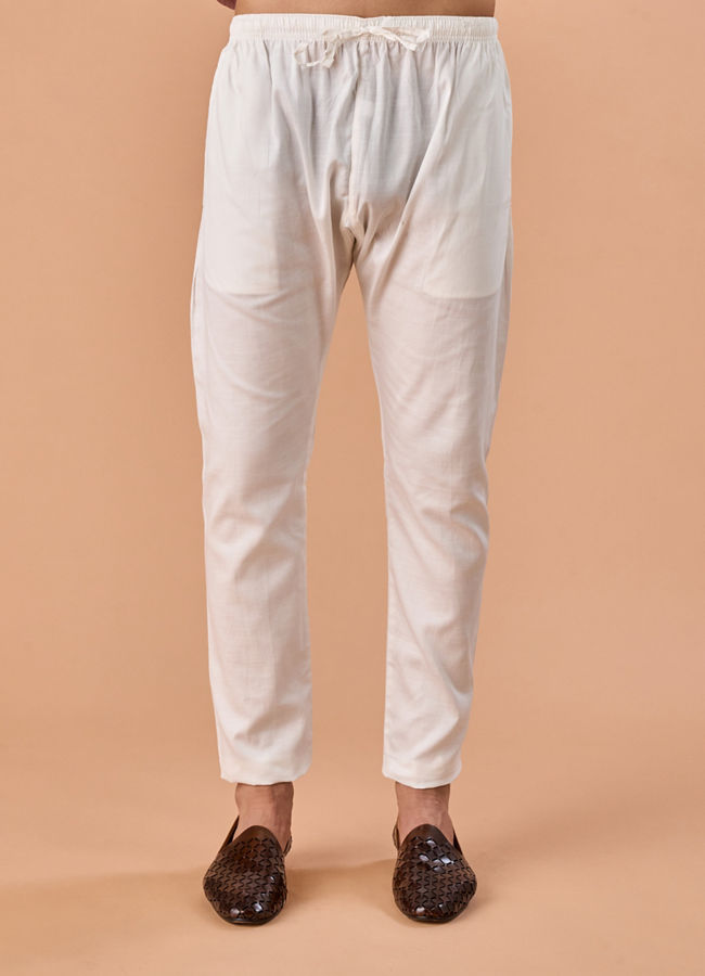 Manyavar Men Dusty Pink Brocade Kurta Pajama