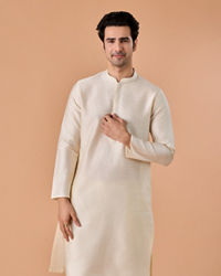 Manyavar Men Ethereal Cream Kurta Pajama