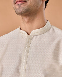 Manyavar Men Ethereal Cream Kurta Pajama