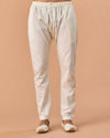 Manyavar Men Ethereal Cream Kurta Pajama