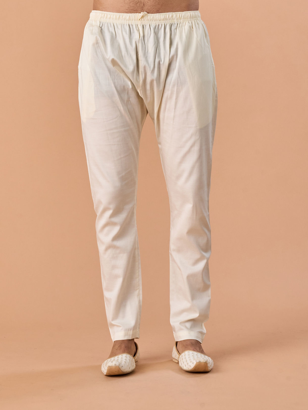 Manyavar Men Ethereal Cream Kurta Pajama