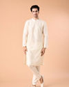 Manyavar Men Ethereal Cream Kurta Pajama
