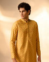 Manyavar Men Sunnyside Yellow Kurta Pajama