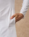 Manyavar Men White Cotton Kurta Pajama