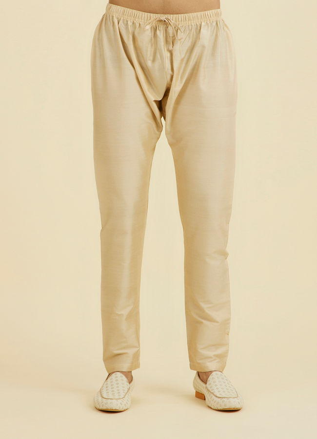 Manyavar Men Maroon Splendor Kurta Set